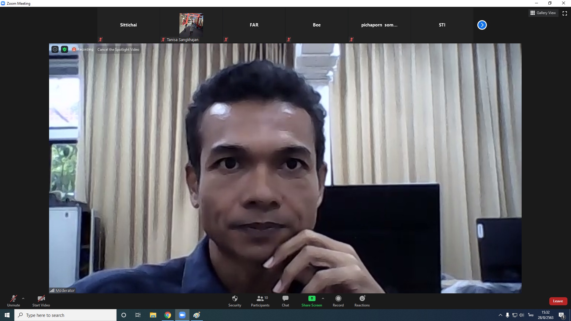 การบรรยาย “การเขียนเชิงสร้างสรรค์ ในรูปแบบออนไลน์ผ่านโปรแกรม ZOOM” วันที่ 21 และ 28 สิงหาคม 2563